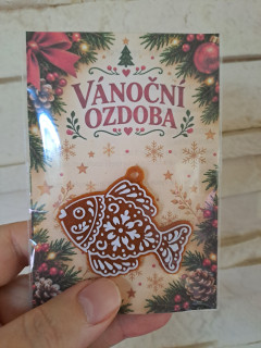 Vánoční ozdoby perníčky - Kapr