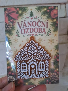Vánoční ozdoby perníčky - Chaloupka