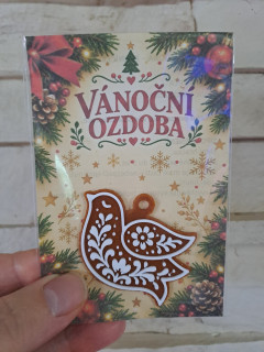 Vánoční ozdoby perníčky - Ptáček